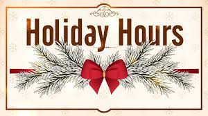 Holiday Closure